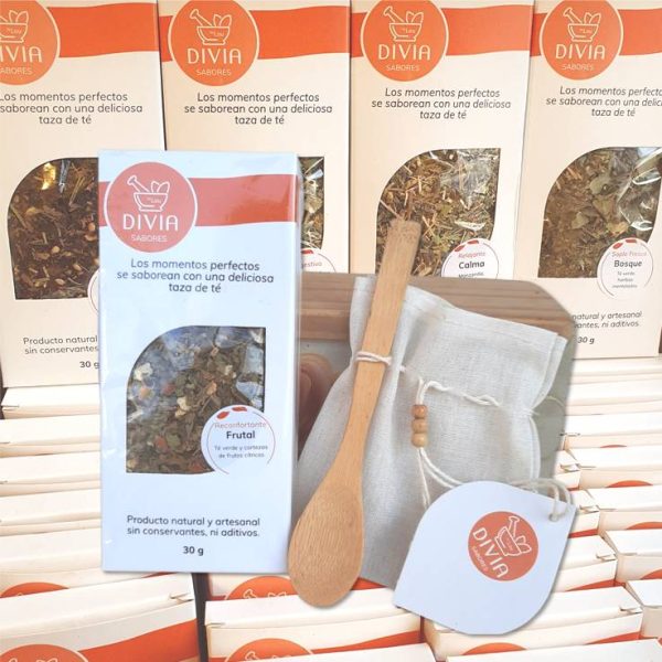 KIT 7 BLEND Y BOLSITA COLADORA DE TE
