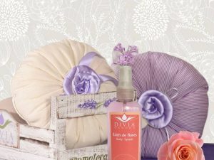 KIT: ALMOHADA FLOR Y BODY SPLASH