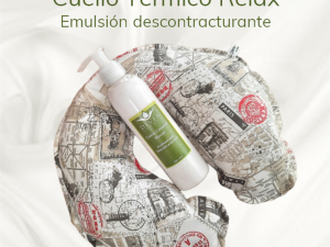 CUELLO TÉRMICO + EMULSIÓN DESCONTRACTURANTE.